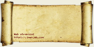 Andjelina Vukanović vizit kartica